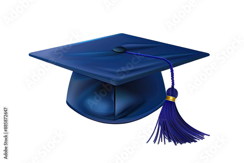 Wallpaper Mural Blue Graduation Cap , Academic Symbol Torontodigital.ca