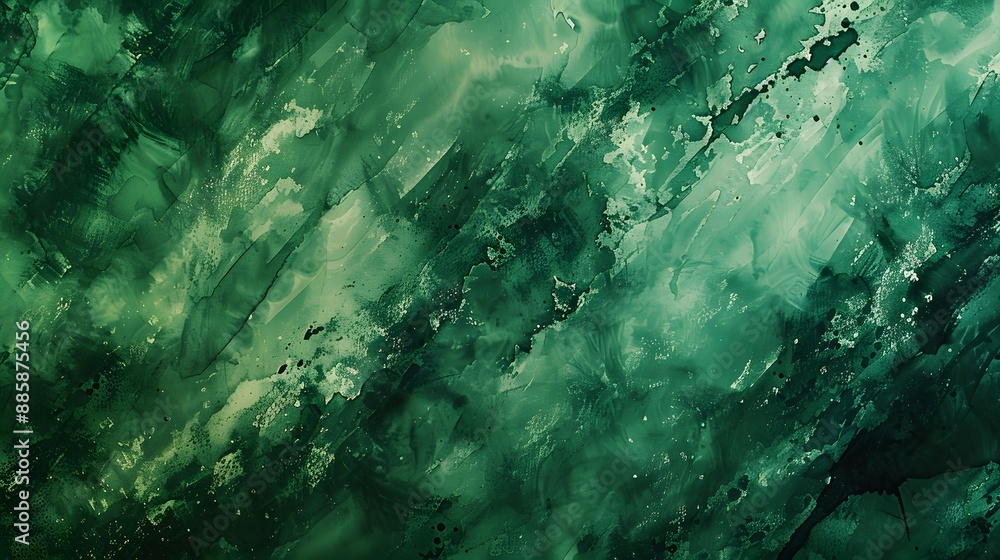 Abstract Emerald Green Watercolor Background Abstract Emerald Green Watercolor Background