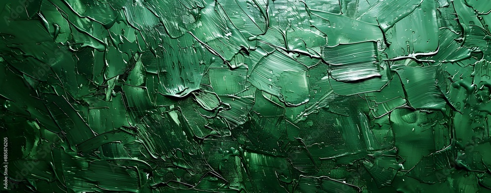Abstract Green Brushstrokes Texture Background Abstract Green Brushstrokes Texture Background