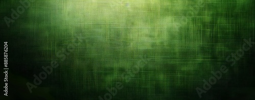 Abstract Green Canvas Fabric Texture Background