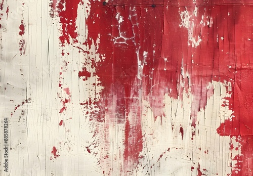 Wallpaper Mural Abstract Grunge Red White Texture Background Torontodigital.ca