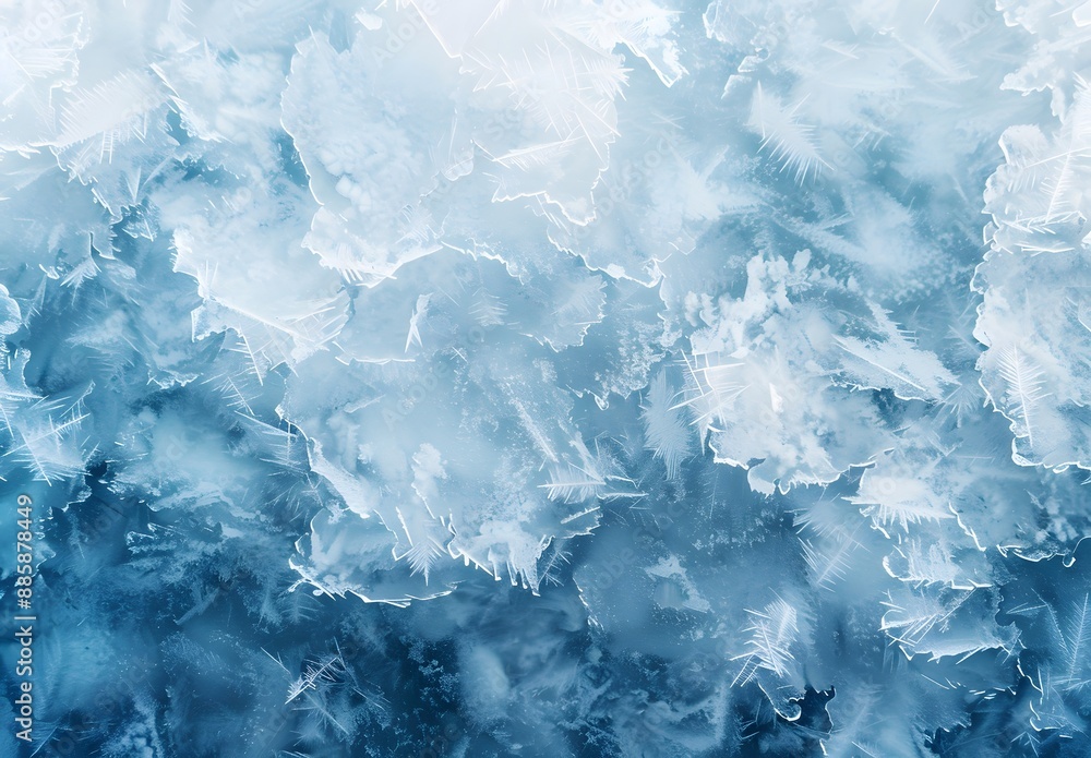 Obraz premium Abstract Frozen Ice Texture Background