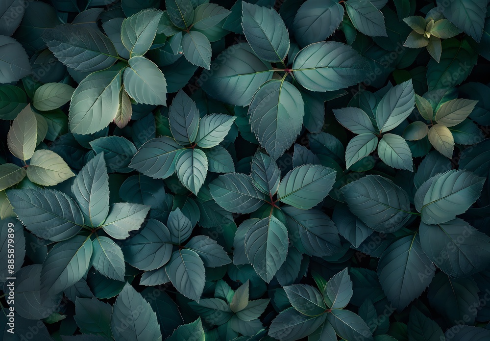 Dark Green Leaf Texture Background Dark Green Leaf Texture Background