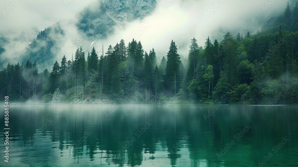 Fototapeta premium lake wallpaper