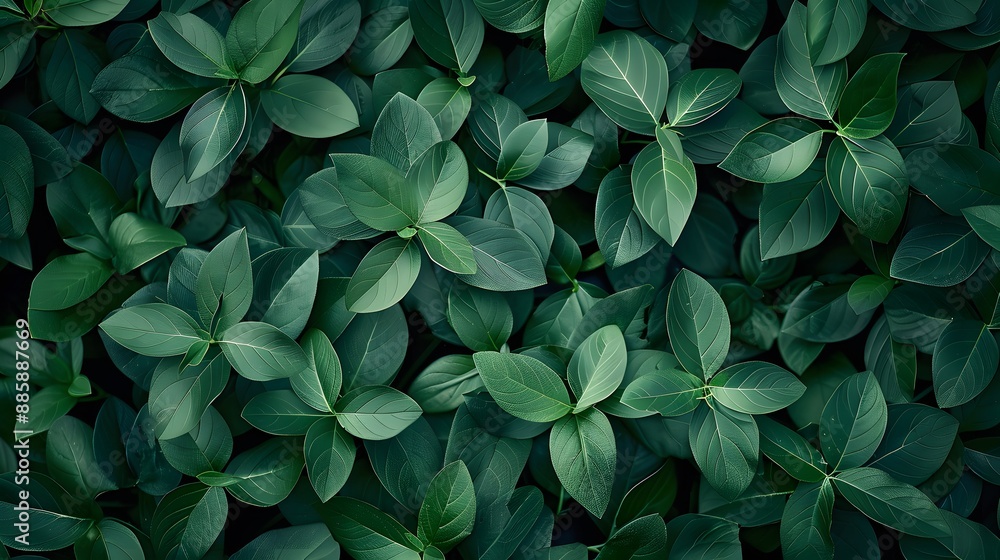 Dark Green Foliage Texture Background Dark Green Foliage Texture Background