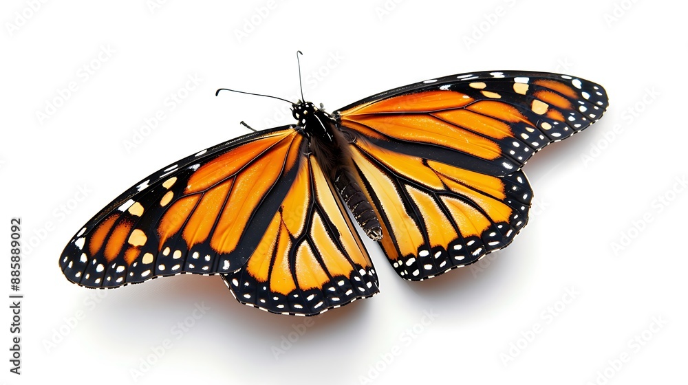 Monarch Butterfly with Spread Wings Monarch Butterfly with Spread Wings