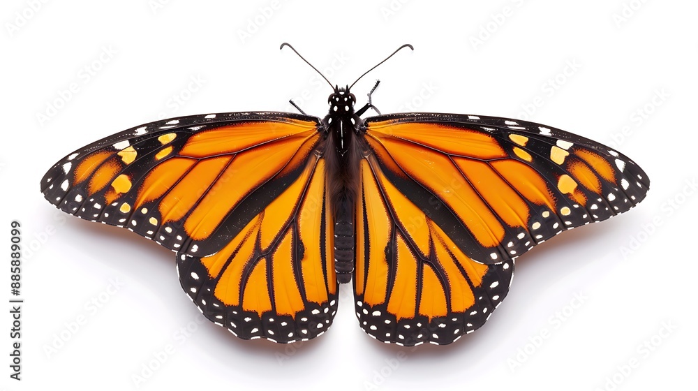 Monarch Butterfly with Open Wings Monarch Butterfly with Open Wings