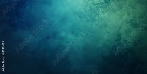 Grunge Texture Blue Green Gradient Background