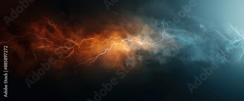 Wallpaper Mural Brightly lit abstract lightning background, copy space Torontodigital.ca