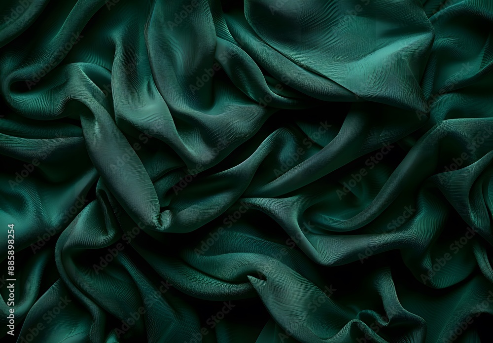 Dark Green Sports Fabric Texture Background Dark Green Sports Fabric Texture Background