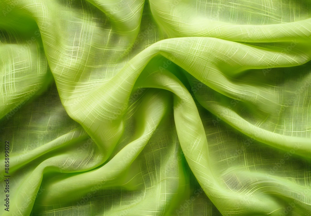 Lime Green Cotton Fabric Texture Background Lime Green Cotton Fabric Texture Background