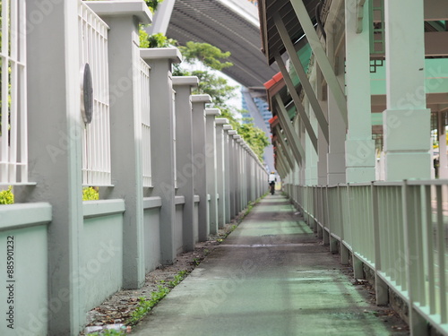 street in the town
