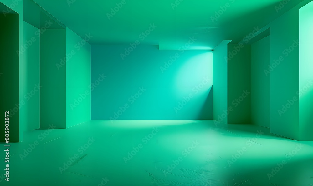 Green Studio Room Background for Product Display Green Studio Room Background for Product Display