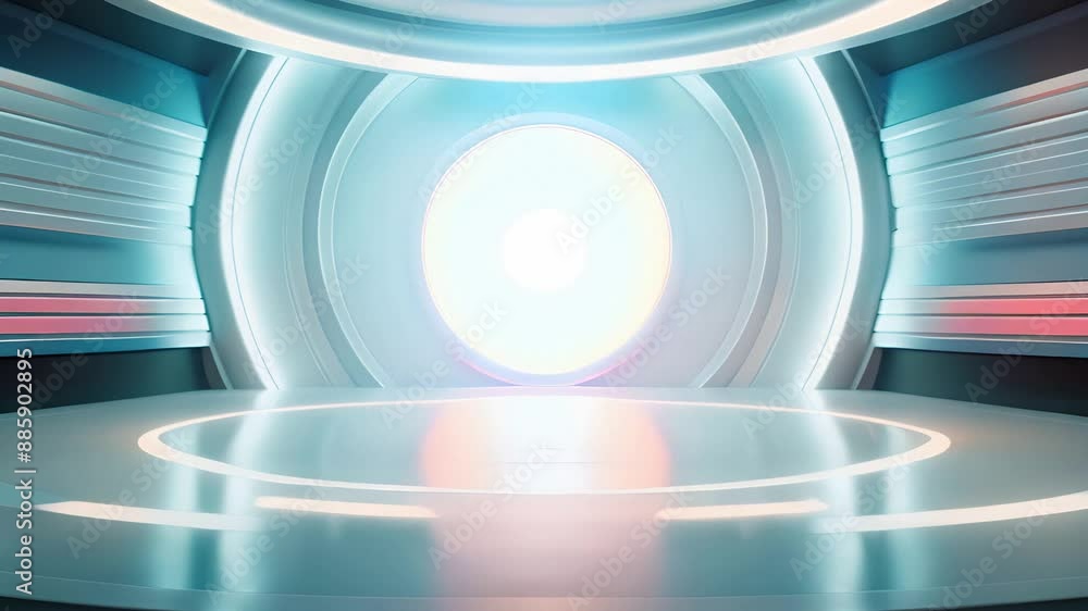 podium Futuristic showcase with platform for product displaying. Empty modern stage display. Seamless looping motion design. Video animation Ultra HD 4K 3840x2160
podium Futuristic showcase with platform for product displaying. Empty modern stage display. Seamless looping motion design. Video animation Ultra HD 4K 3840x2160