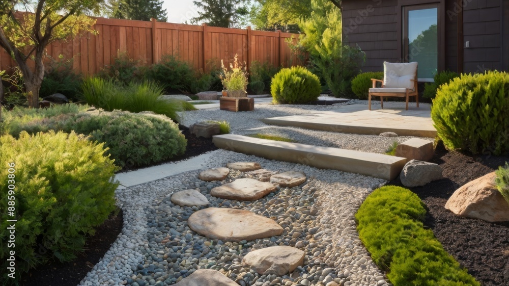 Obraz premium garden with stone
