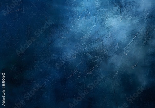 Grunge Texture Deep Navy Blue Background