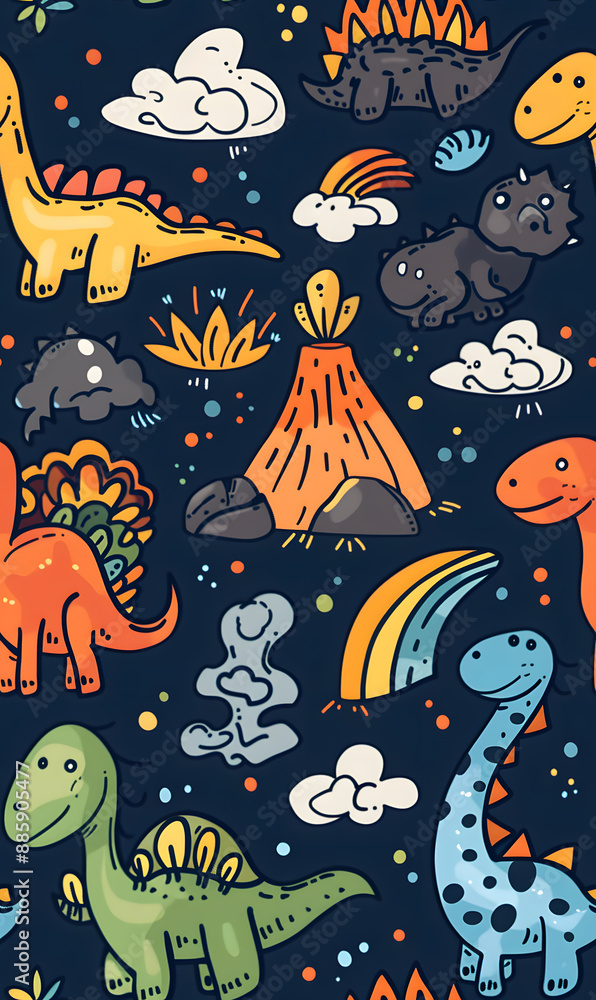 cartoon 2d illustrator doodle pattern, cute pattern in graphic seamless pattern cartoon 2d illustrator doodle pattern, cute pattern in graphic seamless pattern