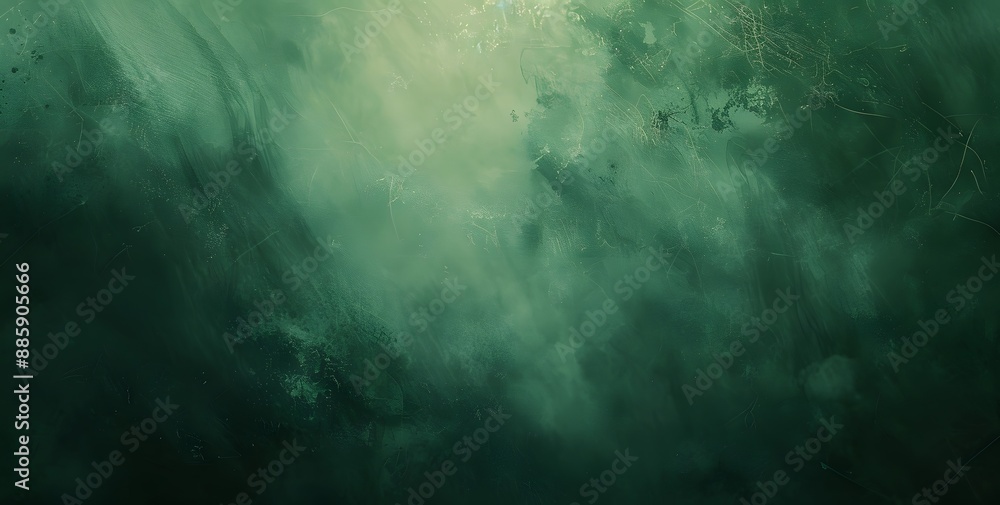 Obraz premium Dark Green Grunge Texture Background
