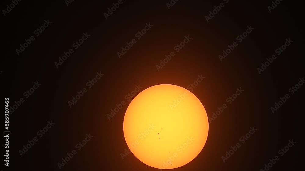 close-up sun setting video - 30 sec close-up sun setting video - 30 sec
