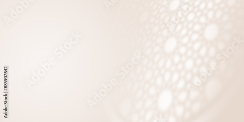 Tableau sur toile Abstract Arabesque shadow background with traditional ornament, ramadan islamic design