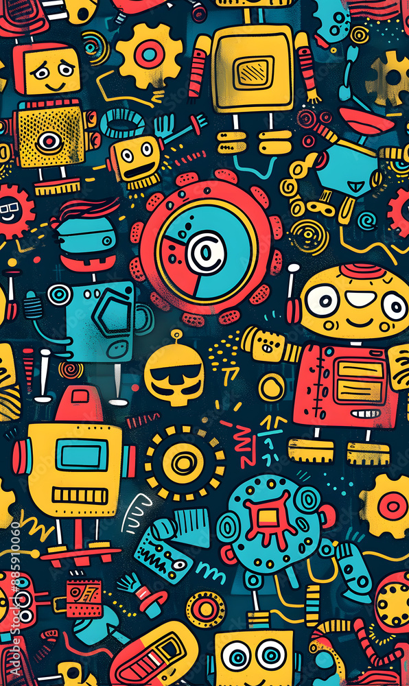 cartoon 2d illustrator doodle pattern, cute pattern in graphic seamless pattern cartoon 2d illustrator doodle pattern, cute pattern in graphic seamless pattern