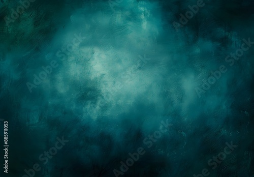 Dark Teal Minimalist Background with Soft Lighting