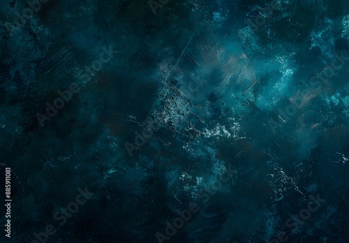 Dark Teal Grunge Texture Background