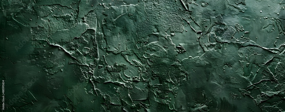 Fototapeta premium Abstract Green Concrete Wall Texture Background