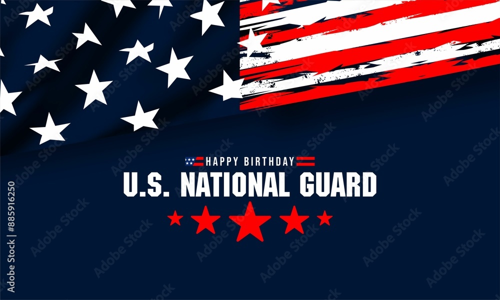 United States National Guard birthday ,December 13, to show appreciation for the U.S. national guards. Background Vector Illustration United States National Guard birthday ,December 13, to show appreciation for the U.S. national guards. Background Vector Illustration