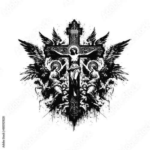 Angelic Presence, Show angels around the cross
