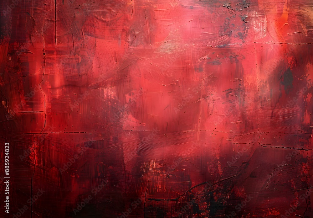Fototapeta premium Abstract Red Grunge Texture Background