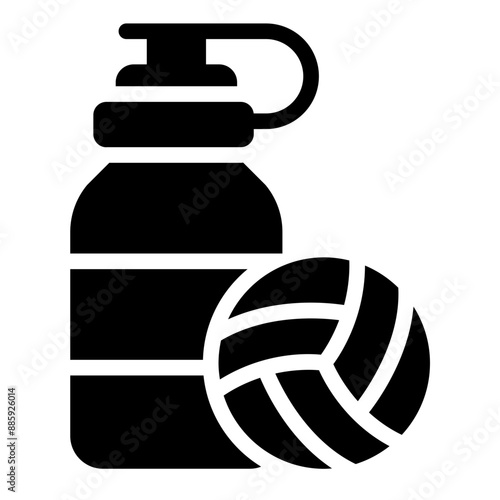 Icon of a water bottle for volleyball players