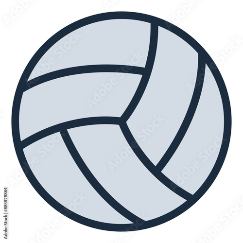 Icon of a volleyball ball