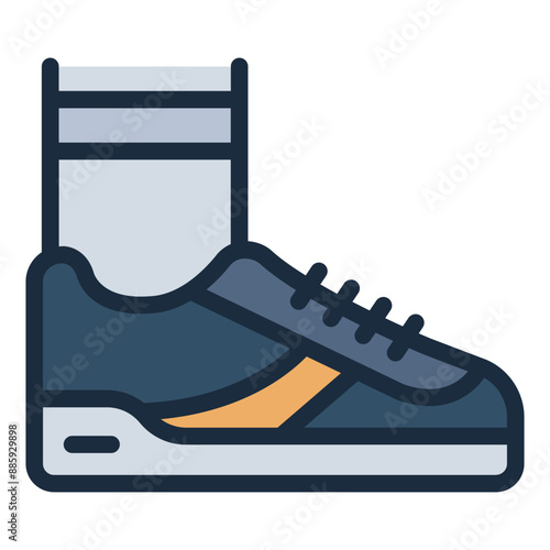 Icon of shoes used by volleyball players