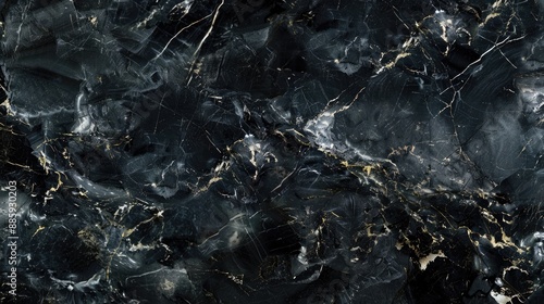 Wallpaper Mural Dive into the allure of black marble, its sumptuous texture and dark elegance providing a luxurious background for skin tile wallpaper and interior design,  Torontodigital.ca