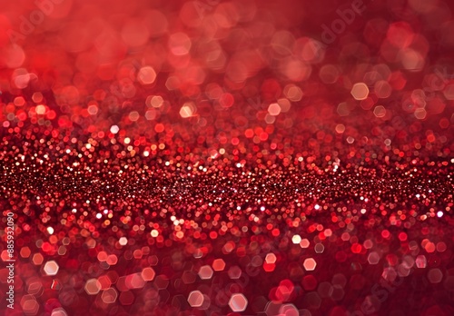 Sparkling Red Glitter Background Texture