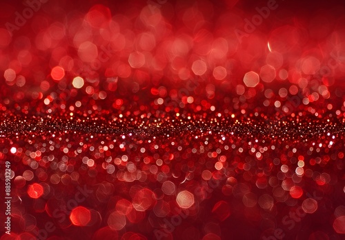 Sparkling Red Glitter Background Texture