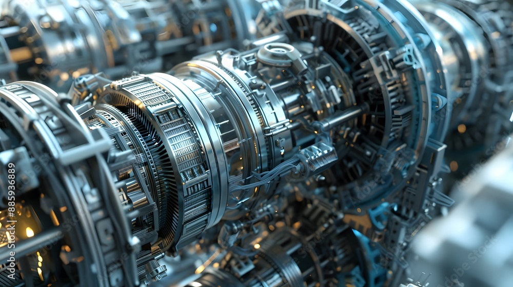 Realism of Inspire with the complexity and sophistication of industrial machinery. very detailed Realism of Inspire with the complexity and sophistication of industrial machinery. very detailed