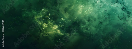 Vibrant Green Grunge Texture Background