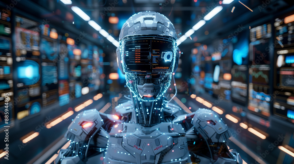 AI assistant concept AI assistant concept