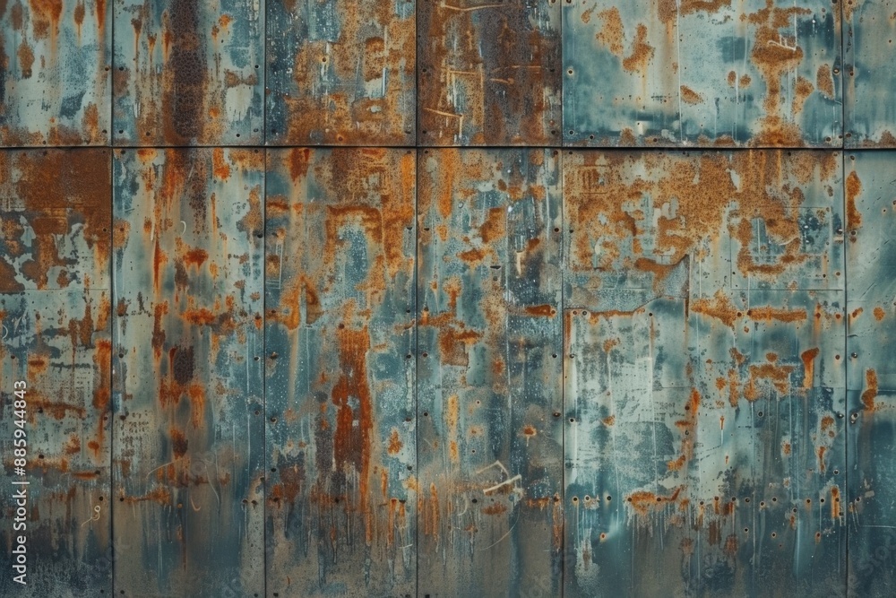 Old metal wall background with rust and corrosion Old metal wall background with rust and corrosion