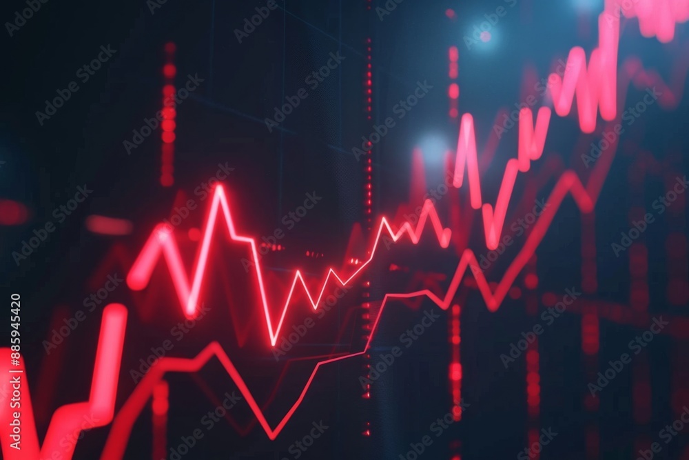 Business graph or chart stock market trending Business graph or chart stock market trending