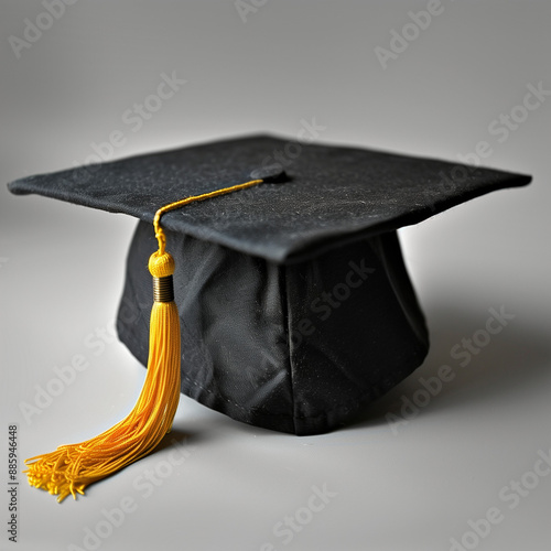 graduate cap isolated on white background