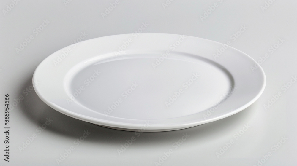 white plate isolated on white background white plate isolated on white background