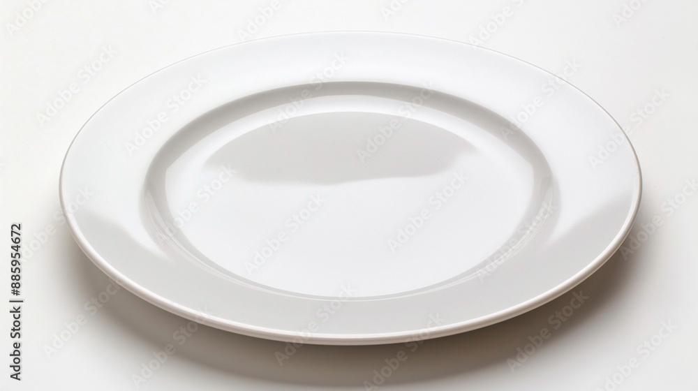 white plate isolated on white background white plate isolated on white background