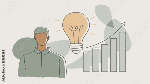 Vector de contabilidad y bolsa de valores para administración de empresas