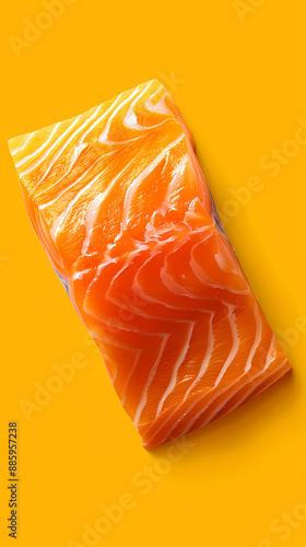 Fresh salmon fillet photo