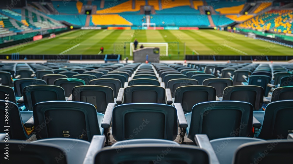 Fototapeta premium Empty Seats at Stadium