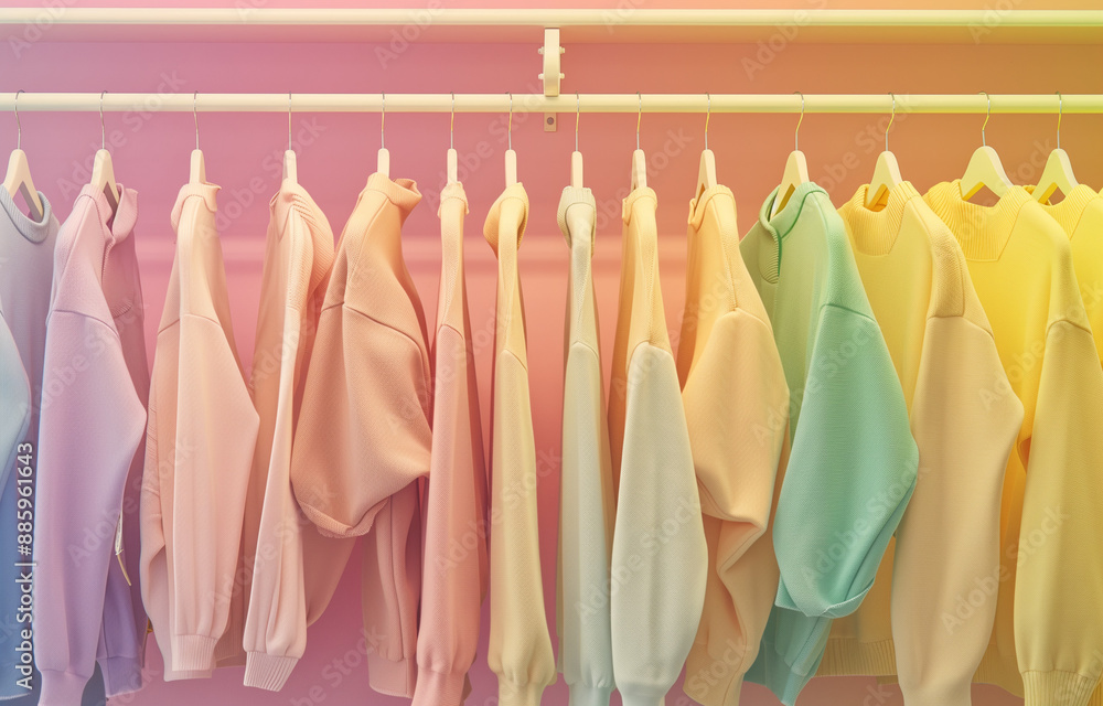 Vibrant fabric of clothes Vibrant fabric of clothes