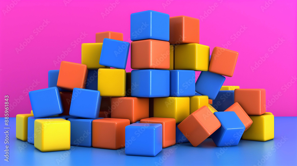 Innovative abstract illustration featuring of geometric Innovative abstract illustration featuring of geometric